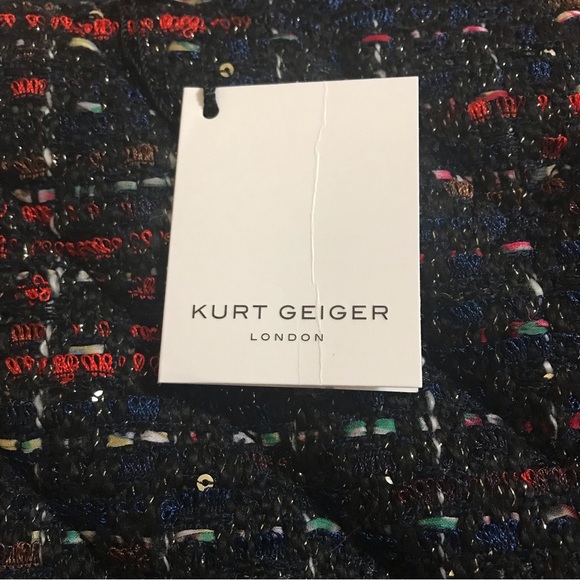 NWT KURT GEIGER LONDON Large Kensington Tweed Shoulder Bag - Picture 13 of 15